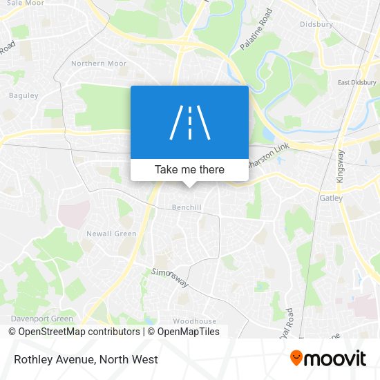 Rothley Avenue map