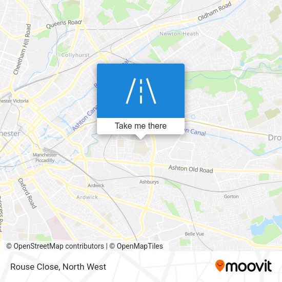 Rouse Close map