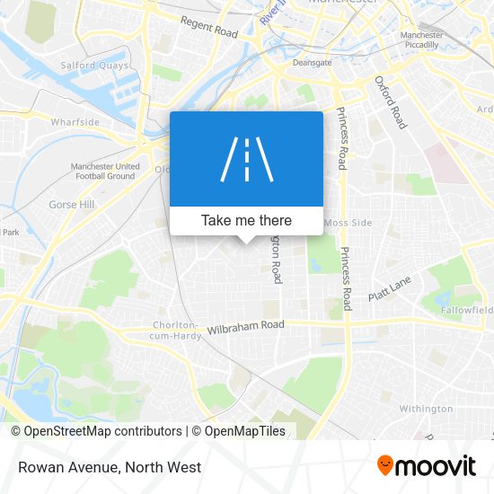 Rowan Avenue map