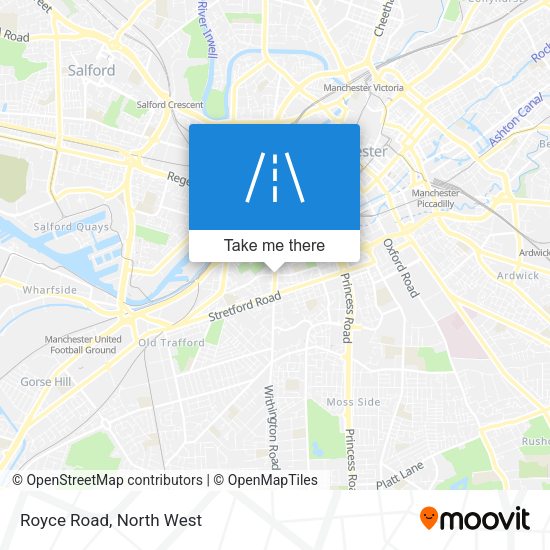 Royce Road map