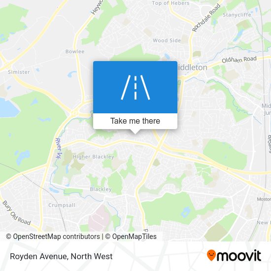 Royden Avenue map