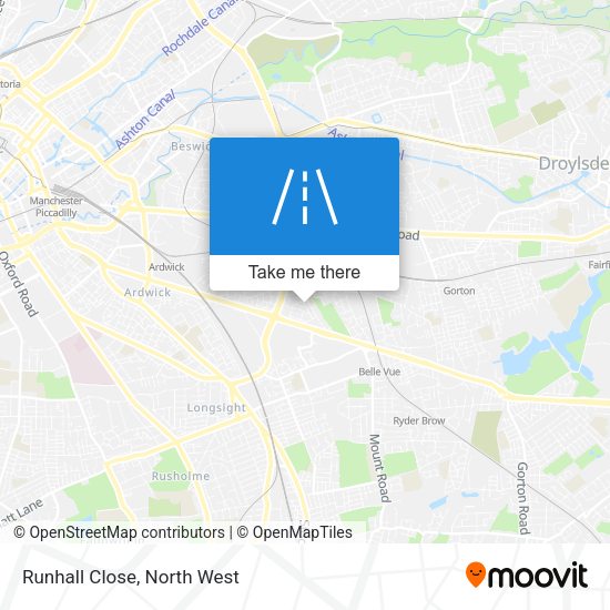 Runhall Close map