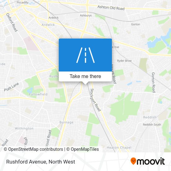 Rushford Avenue map