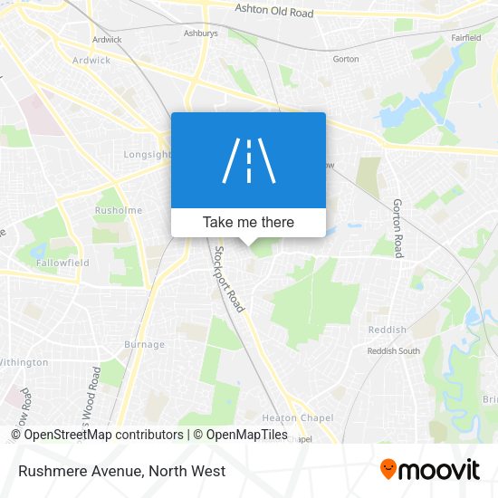 Rushmere Avenue map