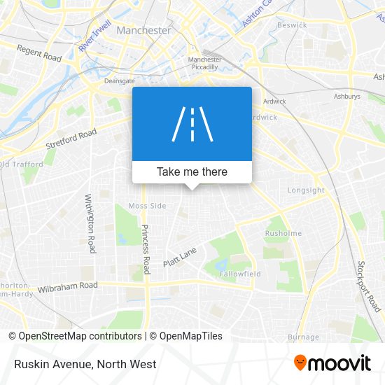 Ruskin Avenue map
