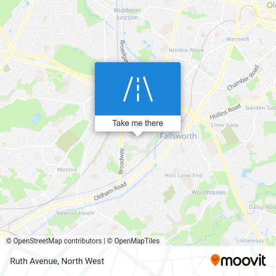 Ruth Avenue map