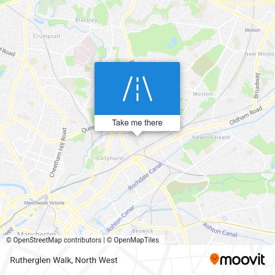 Rutherglen Walk map
