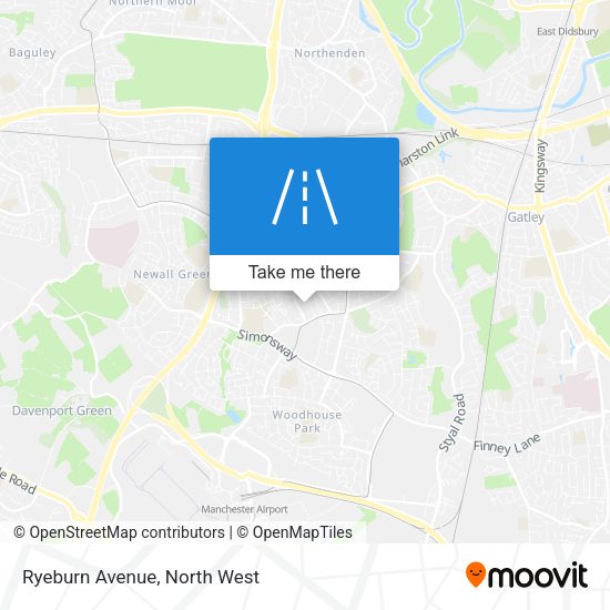 Ryeburn Avenue map