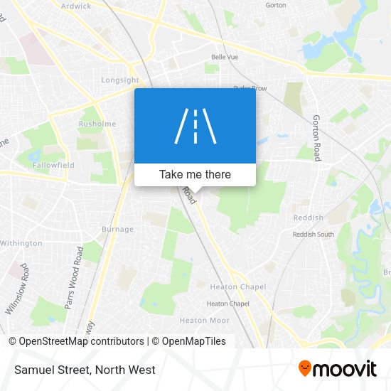 Samuel Street map