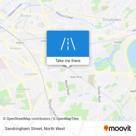 Sandringham Street map
