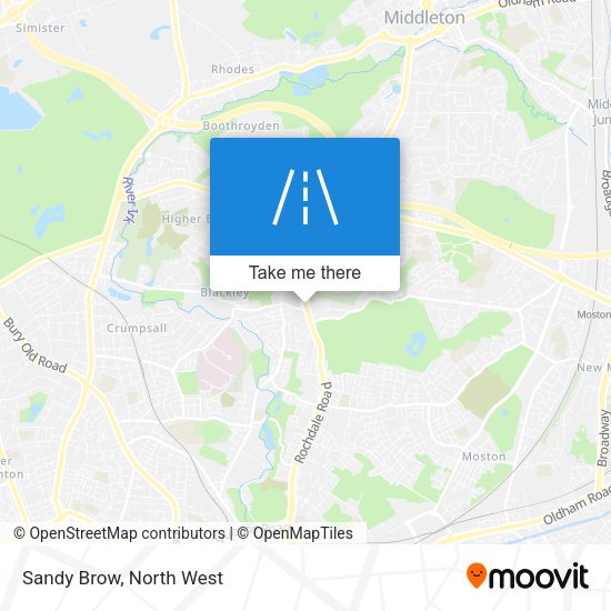 Sandy Brow map