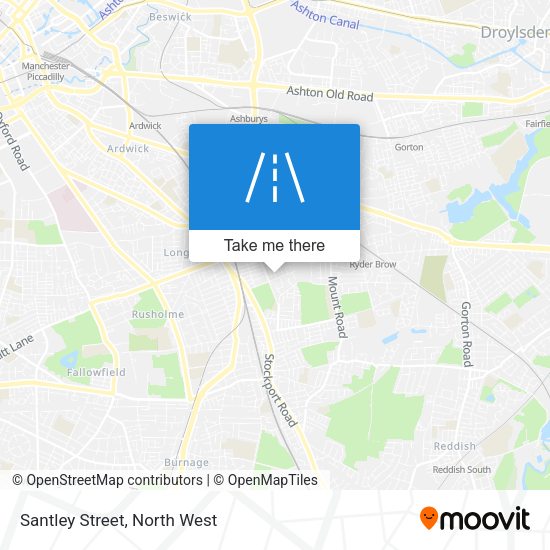 Santley Street map
