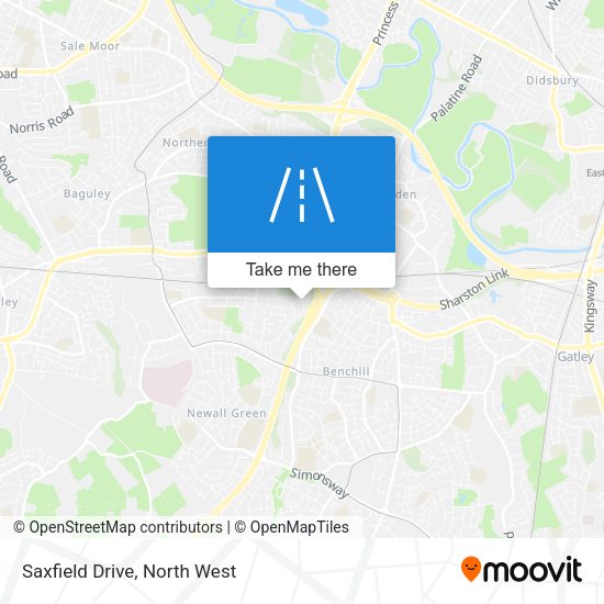 Saxfield Drive map