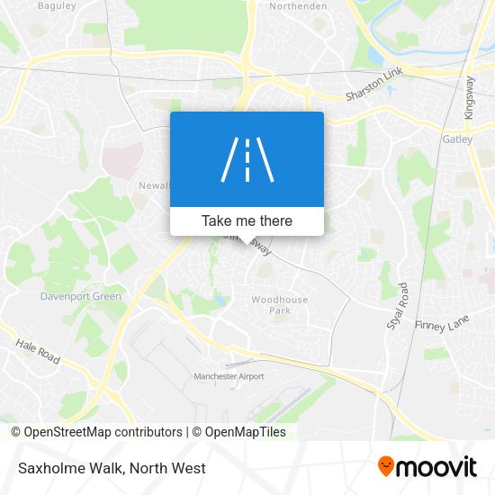 Saxholme Walk map