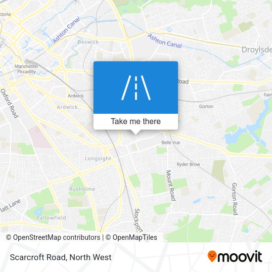 Scarcroft Road map