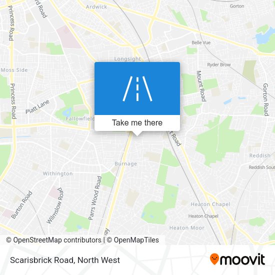 Scarisbrick Road map