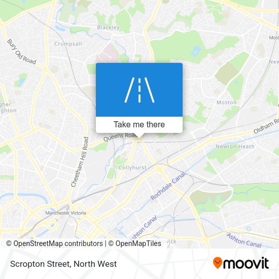 Scropton Street map