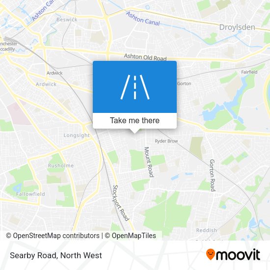 Searby Road map