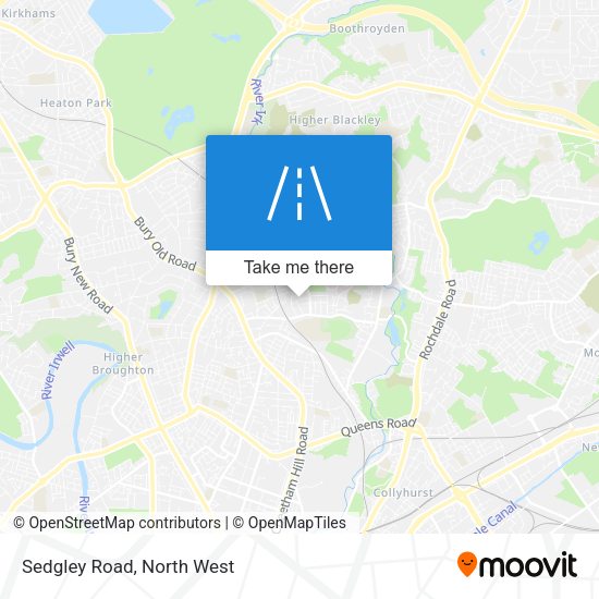 Sedgley Road map