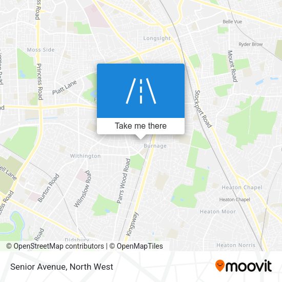 Senior Avenue map
