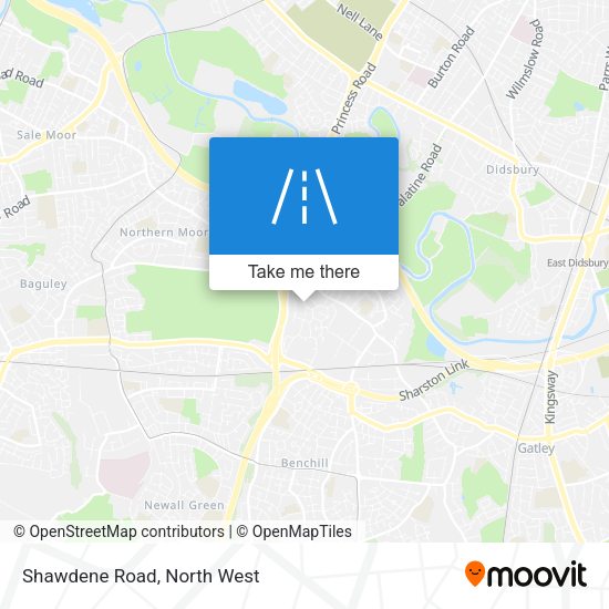 Shawdene Road map
