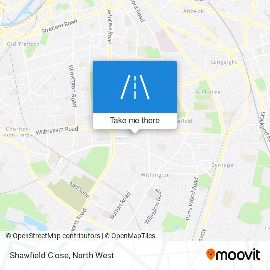 Shawfield Close map