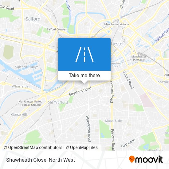 Shawheath Close map