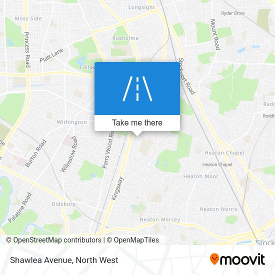 Shawlea Avenue map