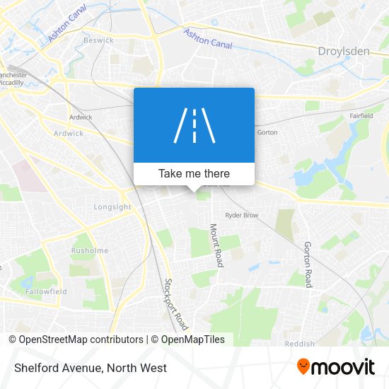 Shelford Avenue map