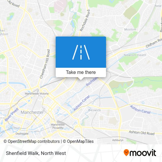 Shenfield Walk map
