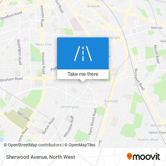 Sherwood Avenue map