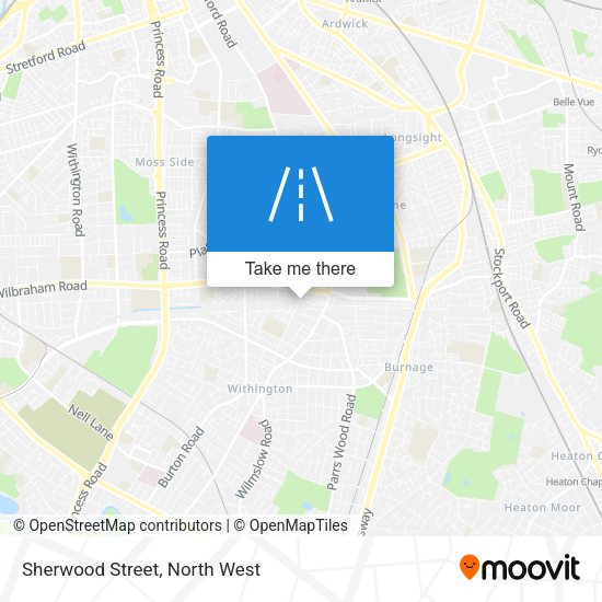 Sherwood Street map
