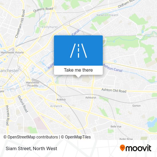 Siam Street map