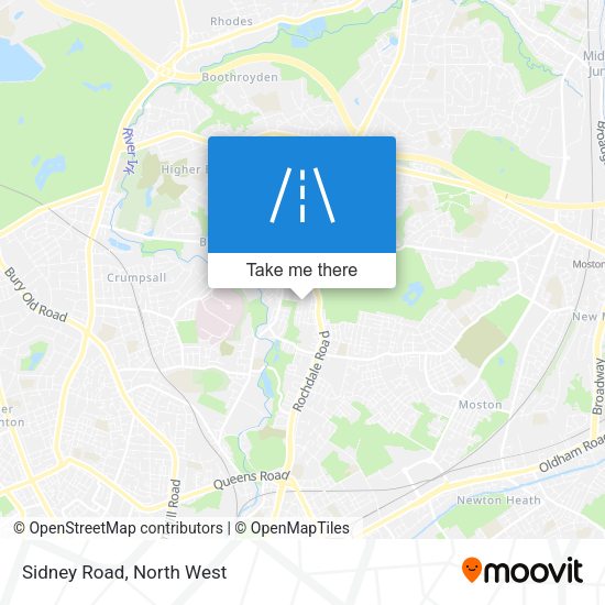 Sidney Road map