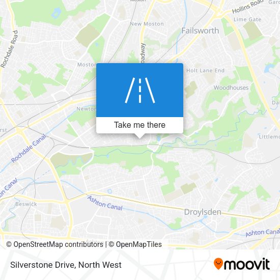 Silverstone Drive map