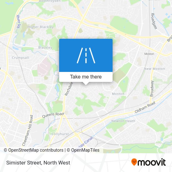 Simister Street map