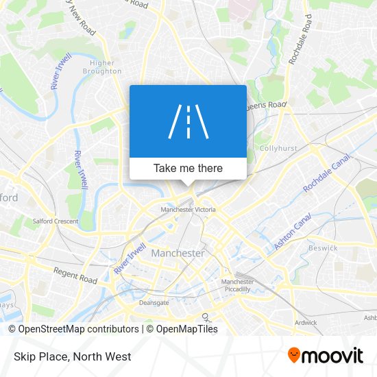 Skip Place map