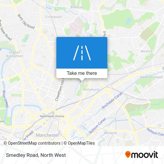Smedley Road map