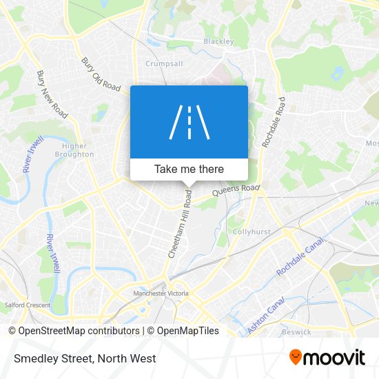 Smedley Street map