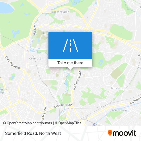 Somerfield Road map
