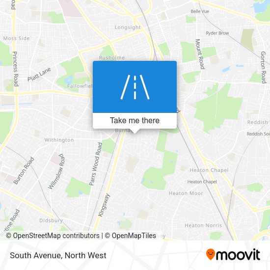 South Avenue map