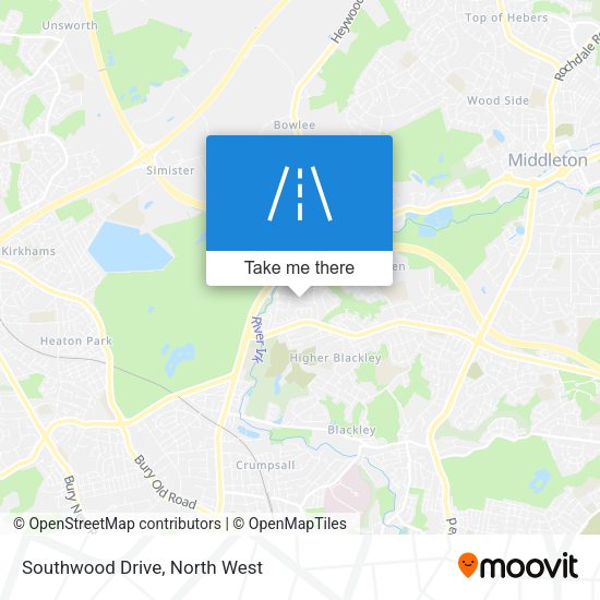 Southwood Drive map