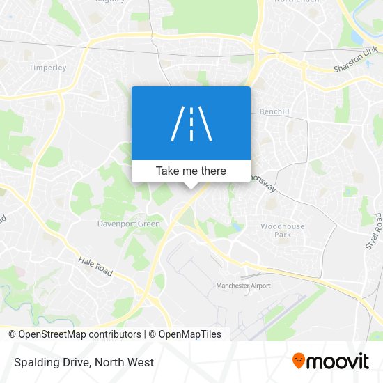 Spalding Drive map