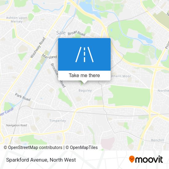 Sparkford Avenue map