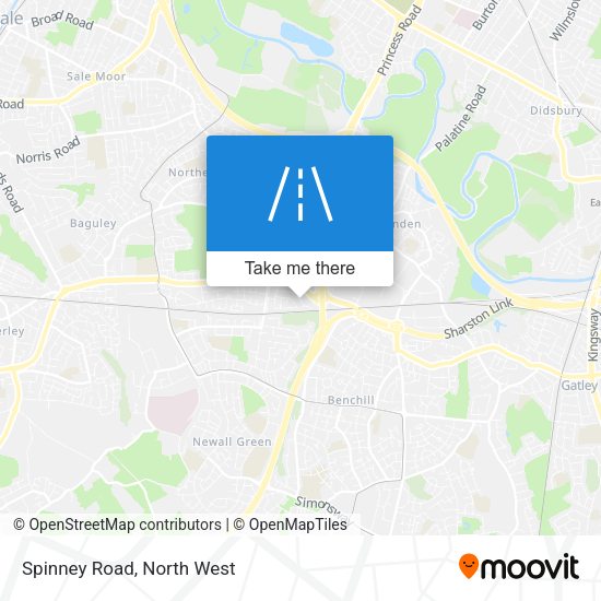Spinney Road map