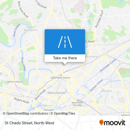 St Chads Street map