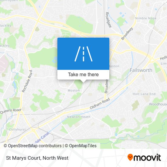 St Marys Court map