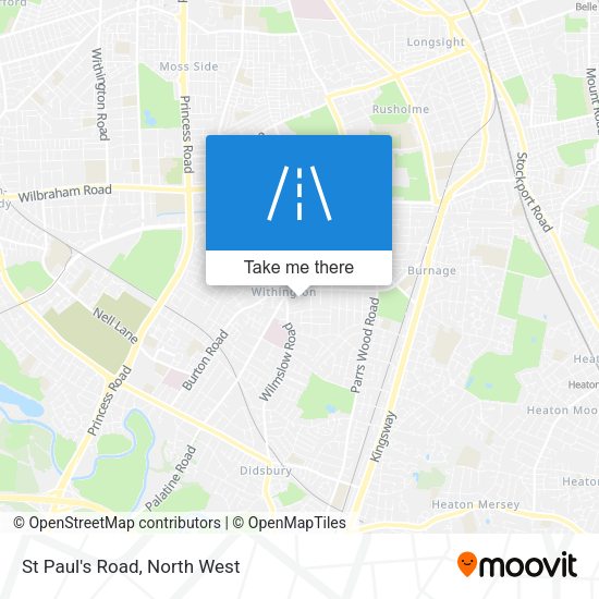 St Paul's Road map