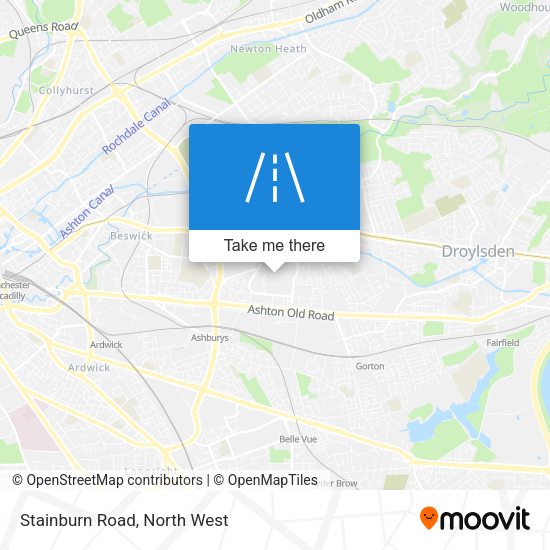 Stainburn Road map