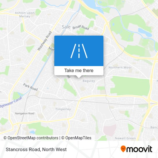 Stancross Road map